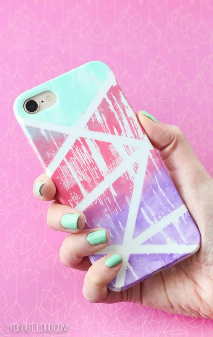Abstract Gradiant Painted Cell Phone Case