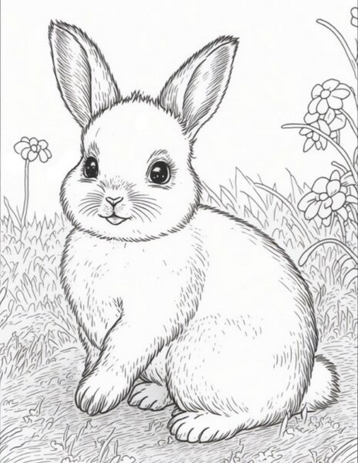 Adorable Animal Coloring Pages