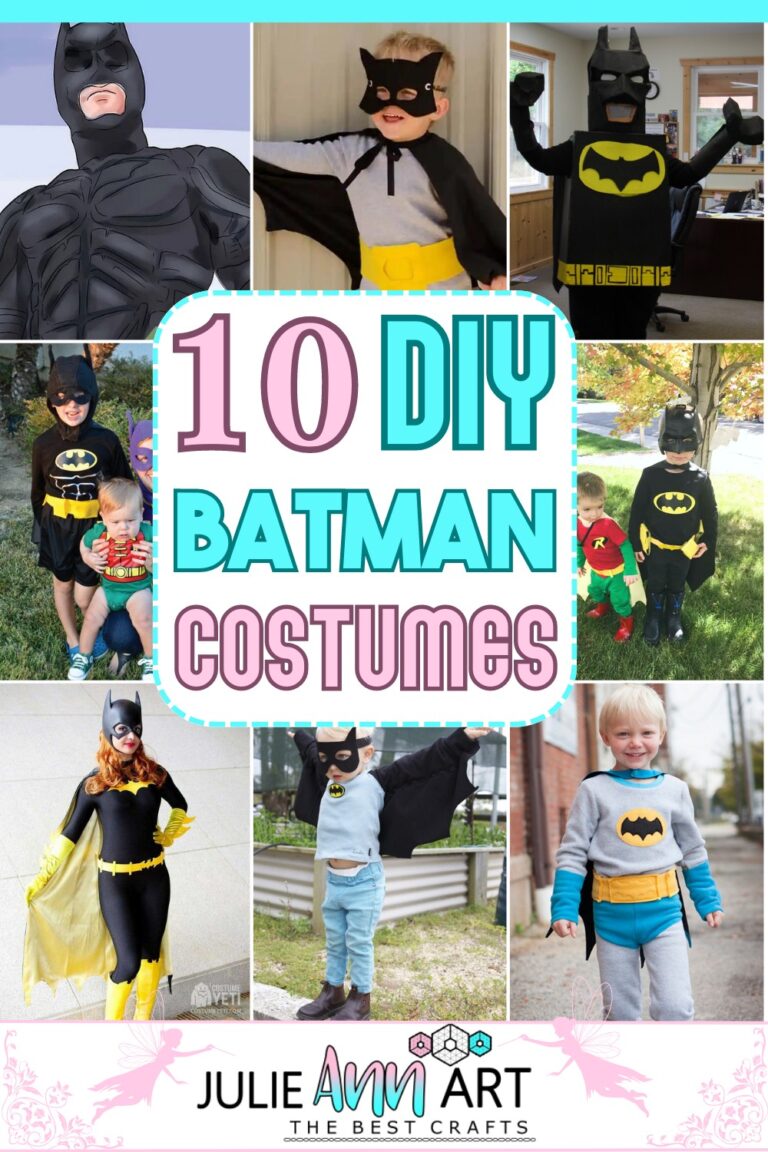10 DIY Batman Costume Ideas For Dark Knight Fans Julie Ann Art