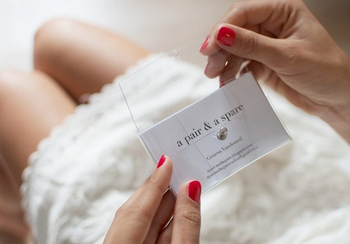 DIY Transparent Business Card Holder