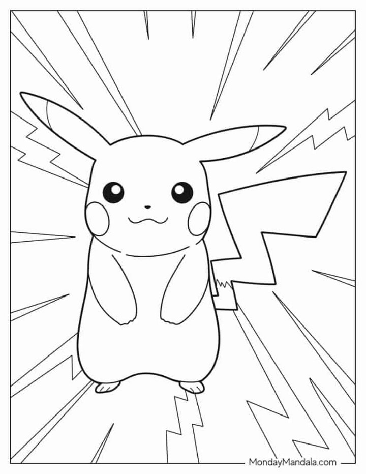 Easy Pokemon Coloring Pages