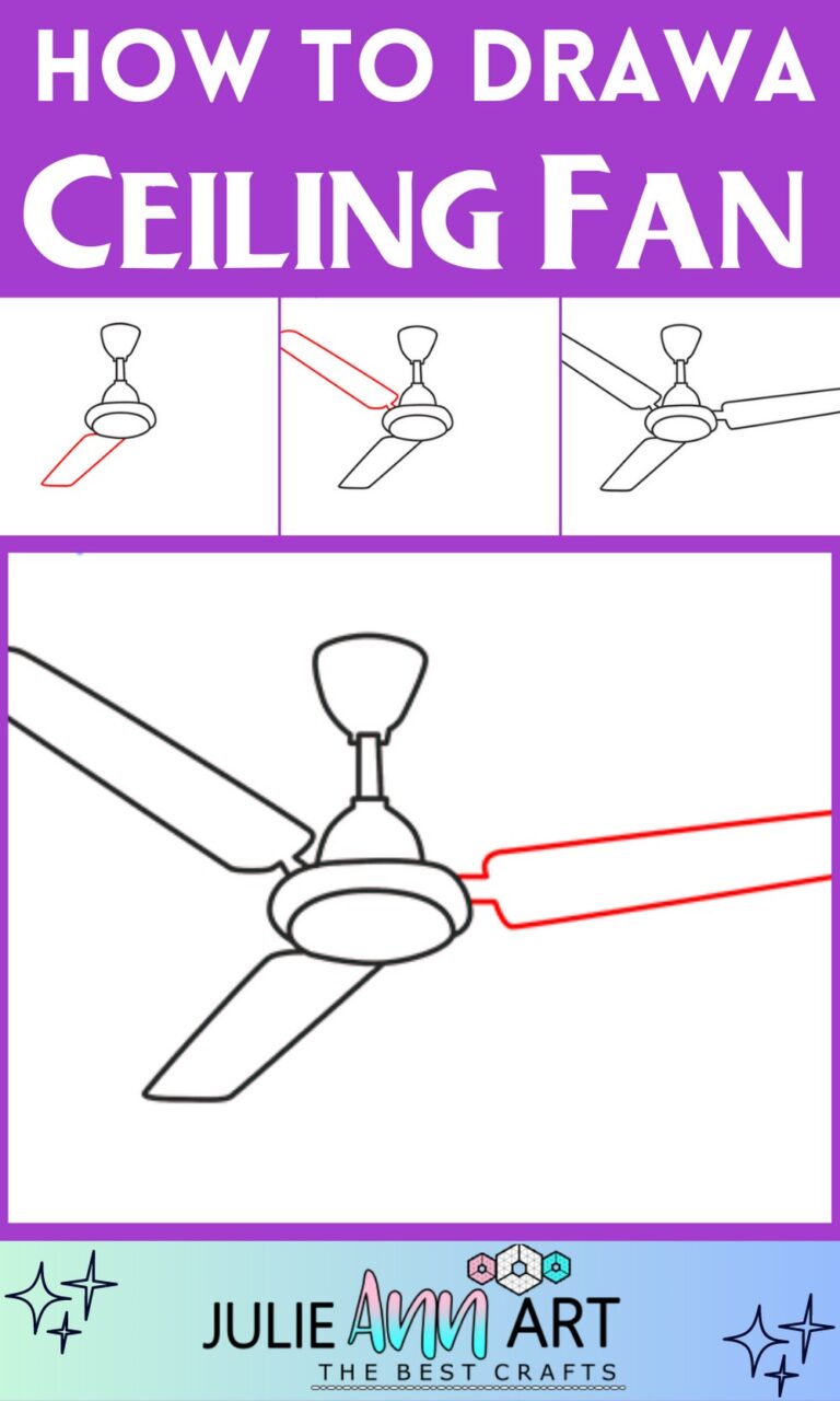 10 Easy Fan Drawings With Step by Step Guides Julie Ann Art