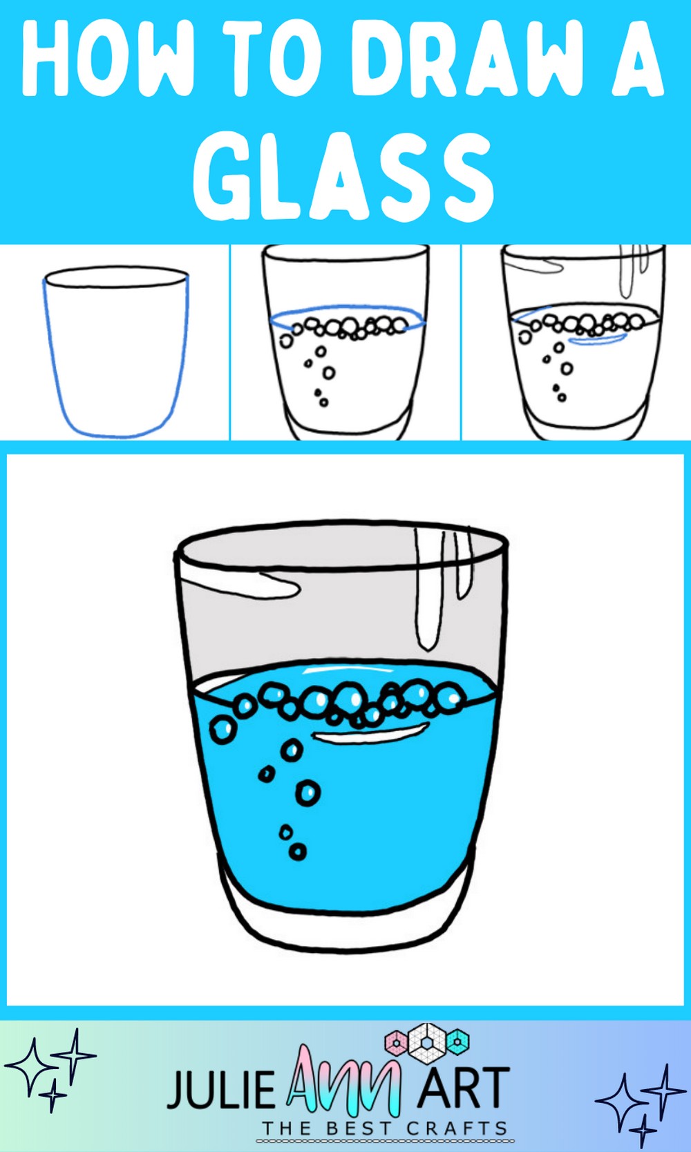 How To Draw A Glass