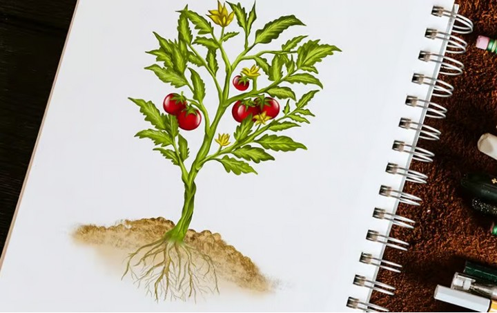 How To Draw A Plant