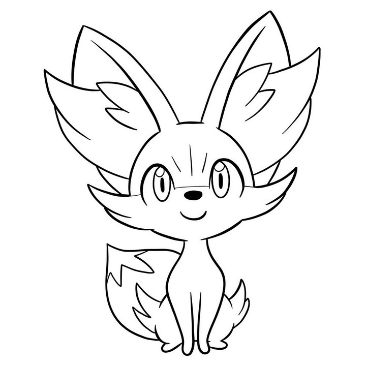 How To Draw Fennekin Pokemon