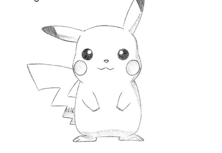 How To Draw Pikachu From Pokemon