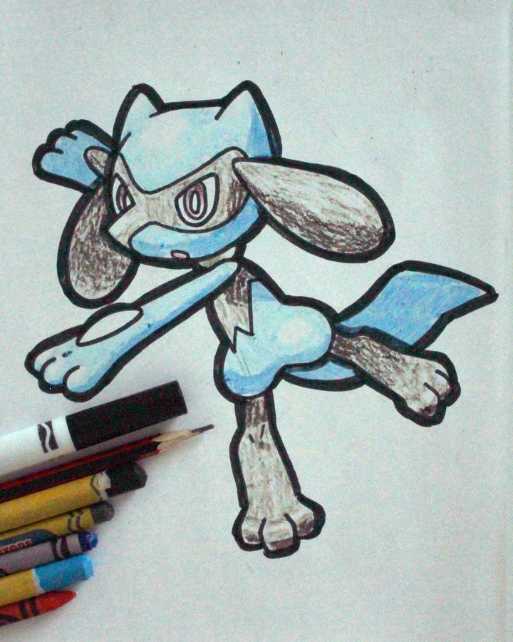 How To Draw Riolu From Pokemon