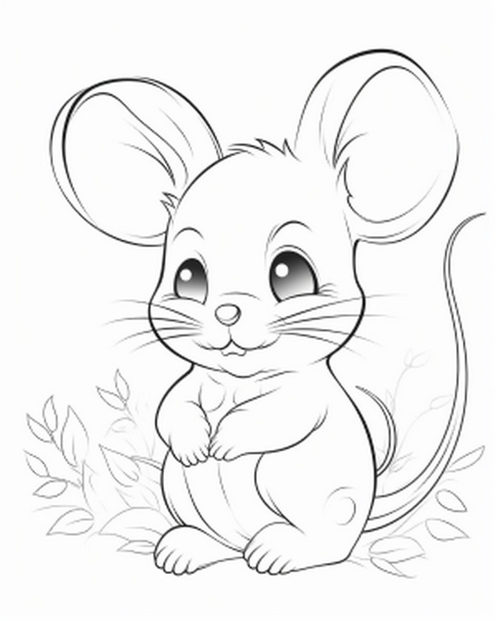 Mouse Coloring Pages
