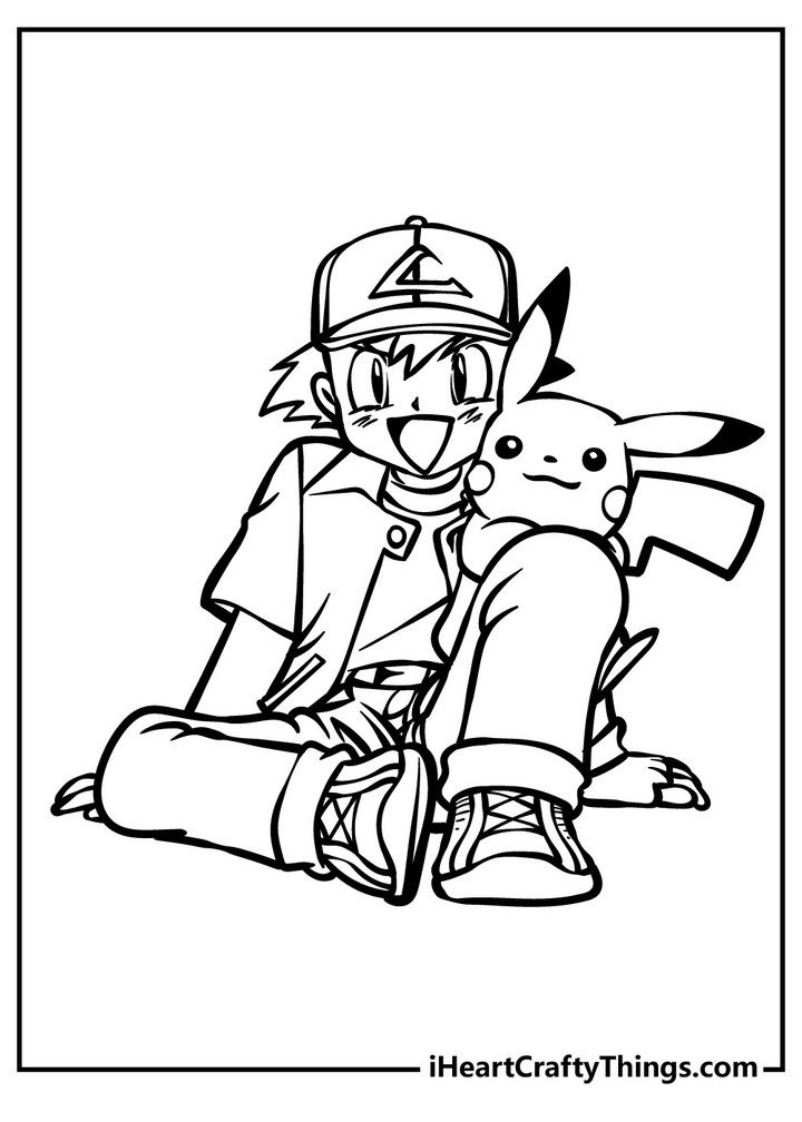 Pokemon Coloring Pages Easy