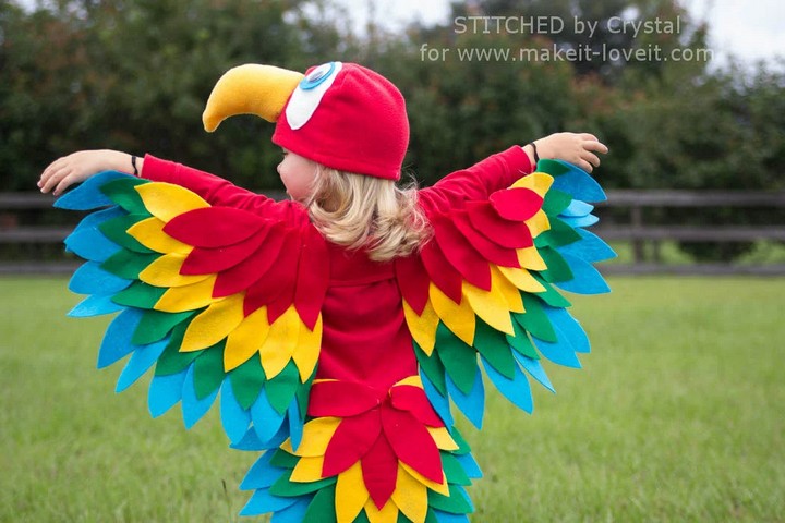 Sew An Easy Parrot Costume