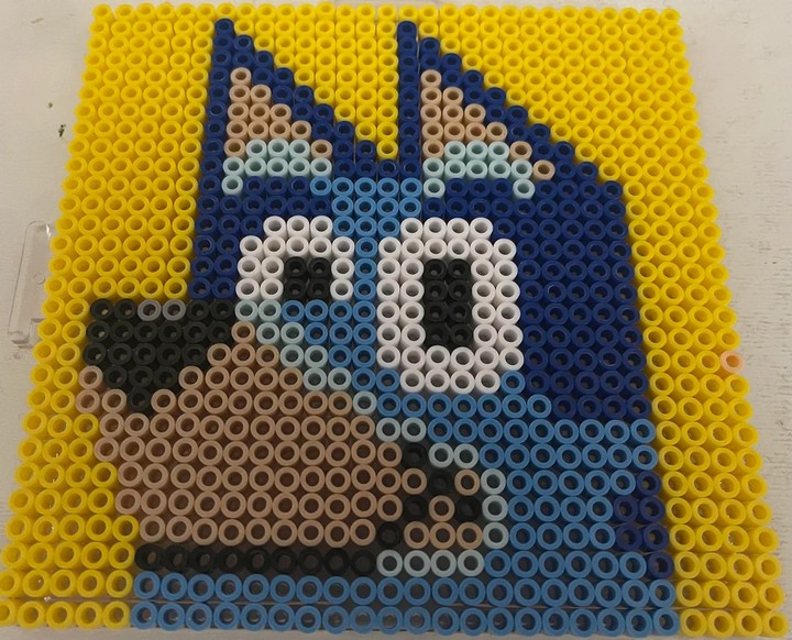 Bluey Perler Bead