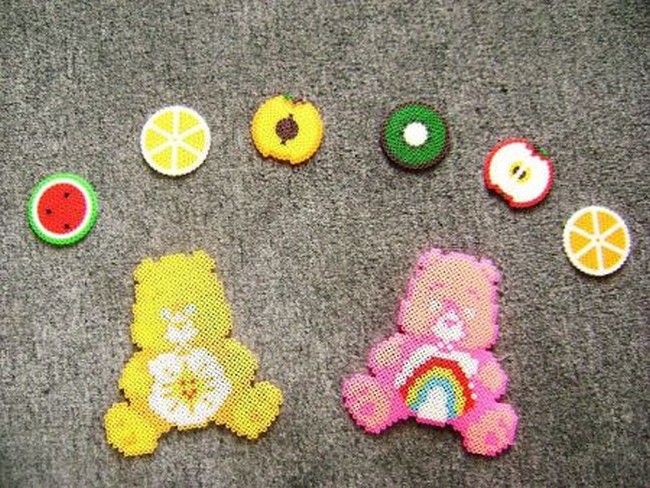 Cheer Bear And Funshine Perler Beads