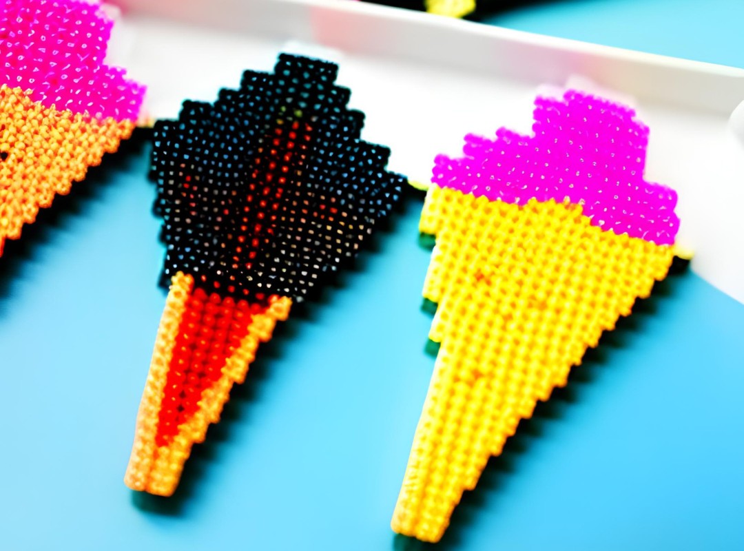 Easy Ice Cream Perler Beads Patterns