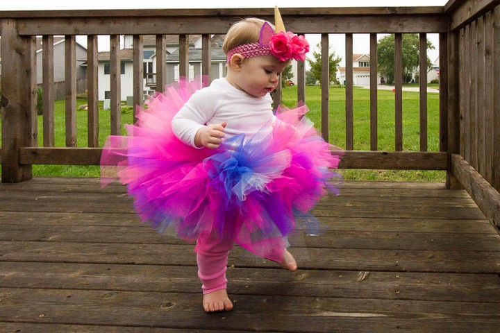 DIY Baby Unicorn Costume
