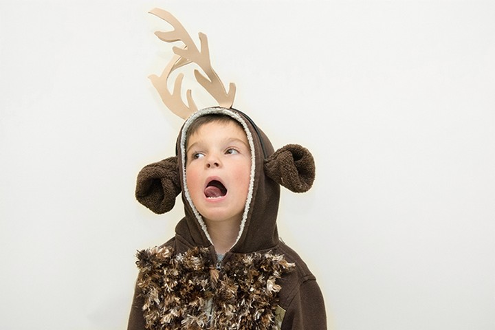 DIY Deer Costume From Goodwill Supplies For Halloween