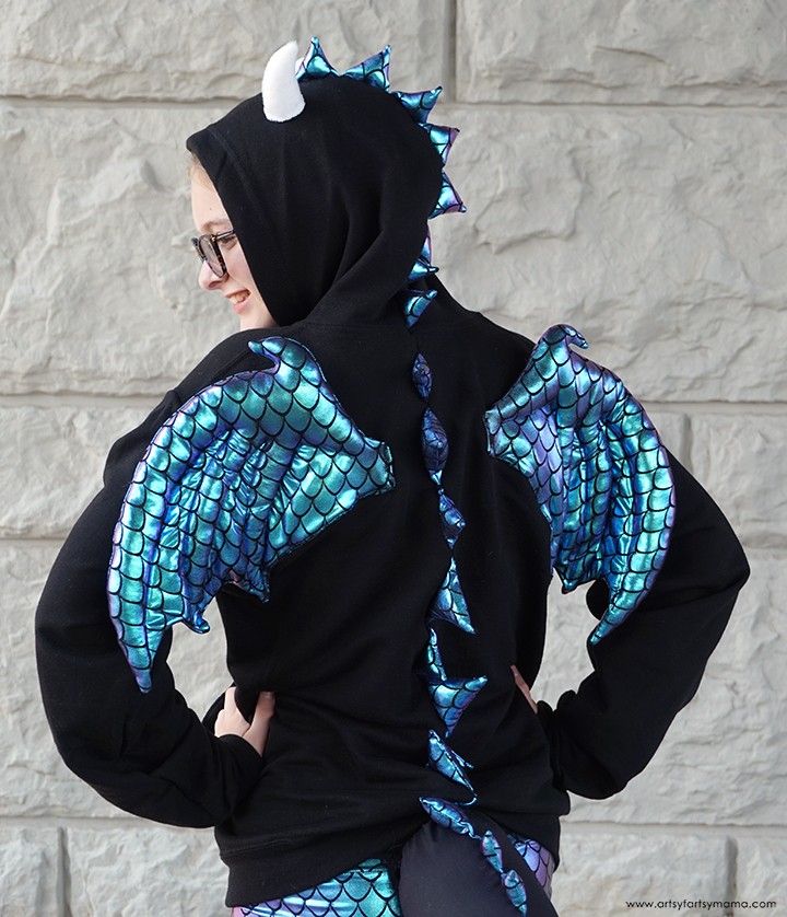 DIY Dragon Hoodie Costume