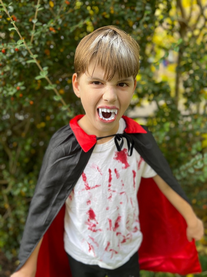 Kids Halloween Vampire Cape