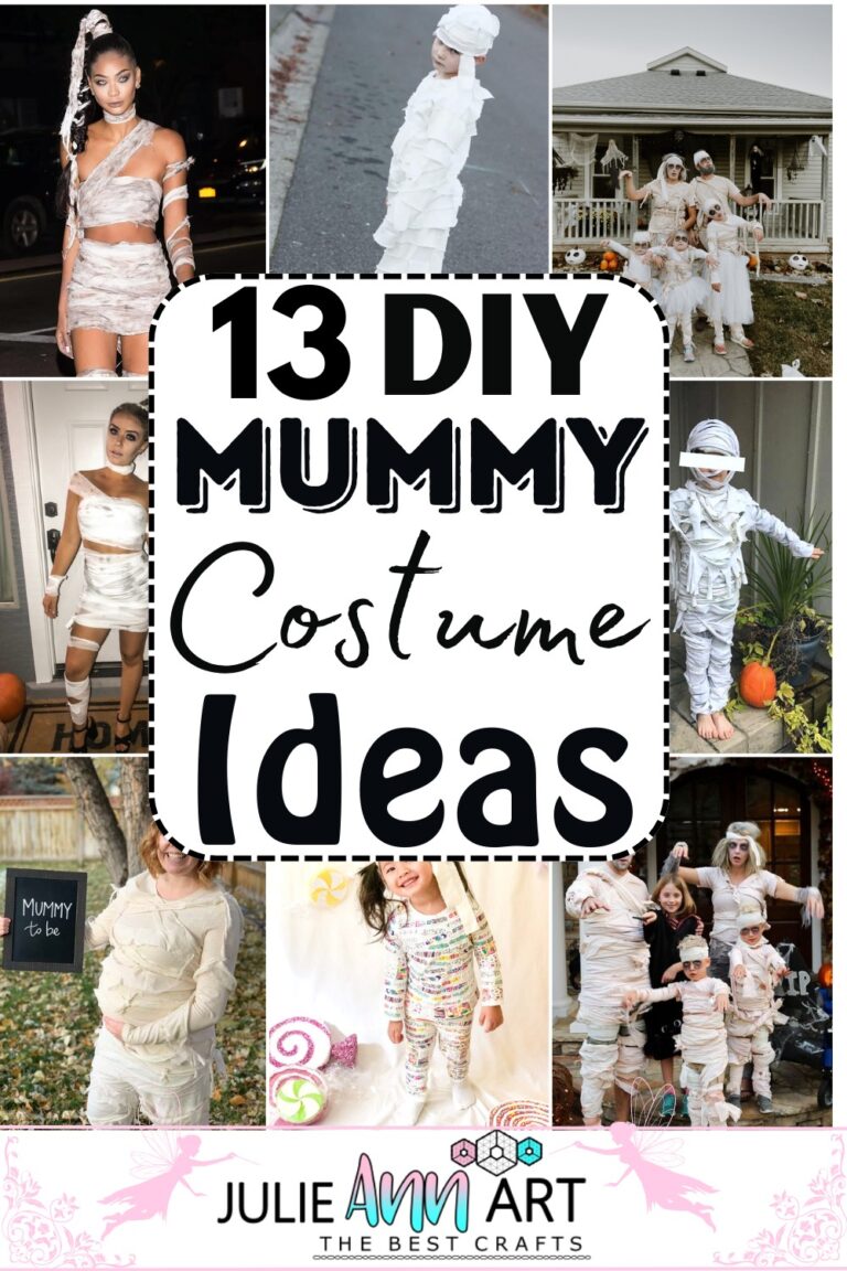 13 DIY Mummy Costume Ideas To Be A Spooky Mummy Julie Ann Art
