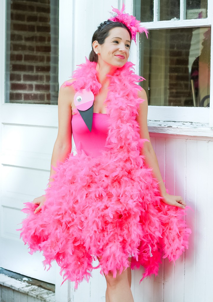 DIY Pink Flamingo Costume