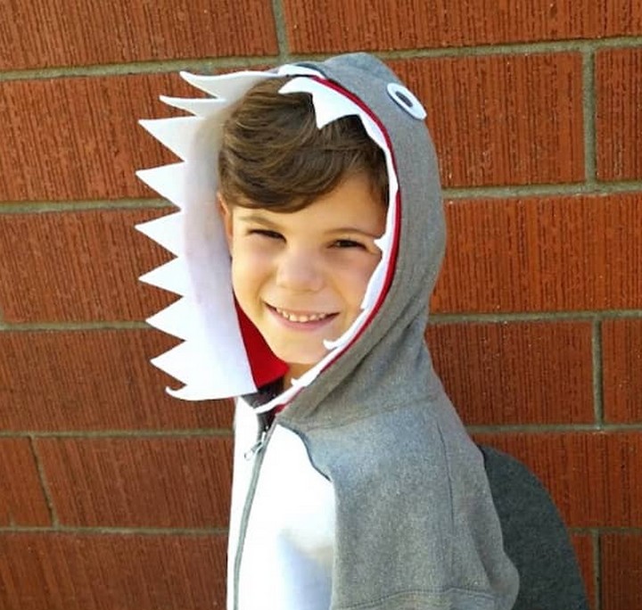 DIY Shark Costume 1