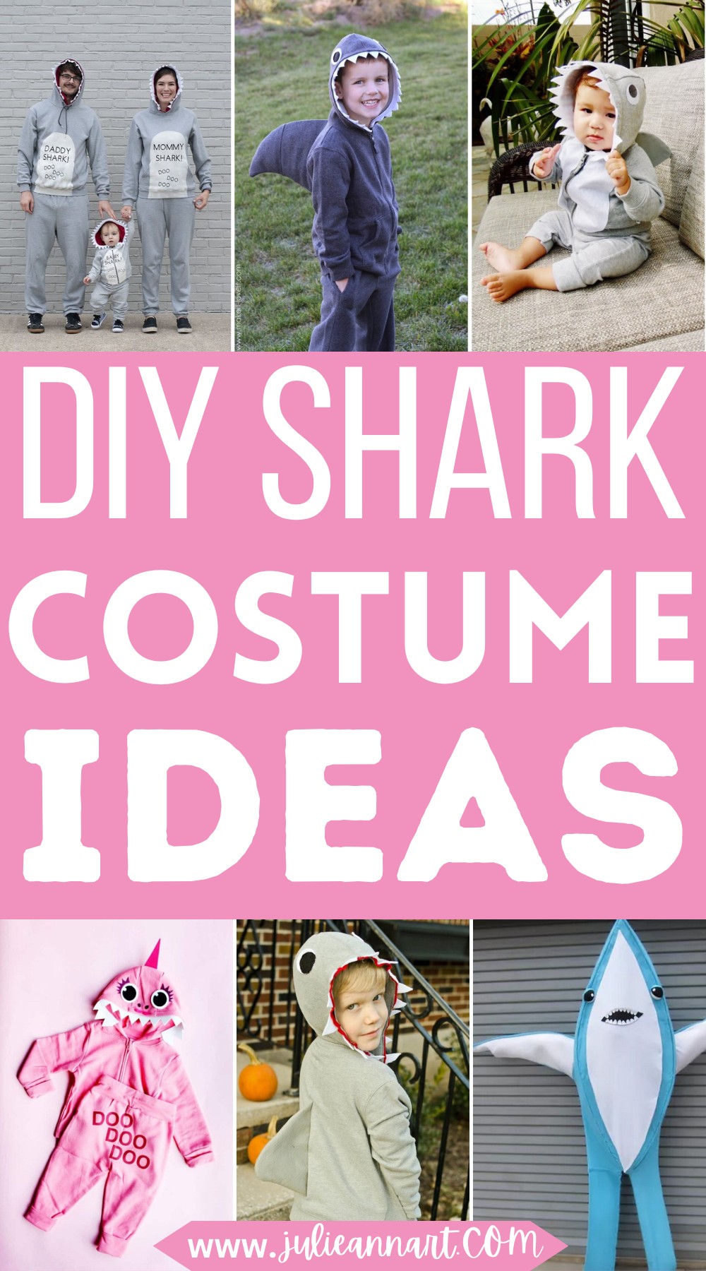 DIY Shark Costume Ideas