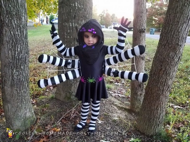 DIY Toddler Spider Costume