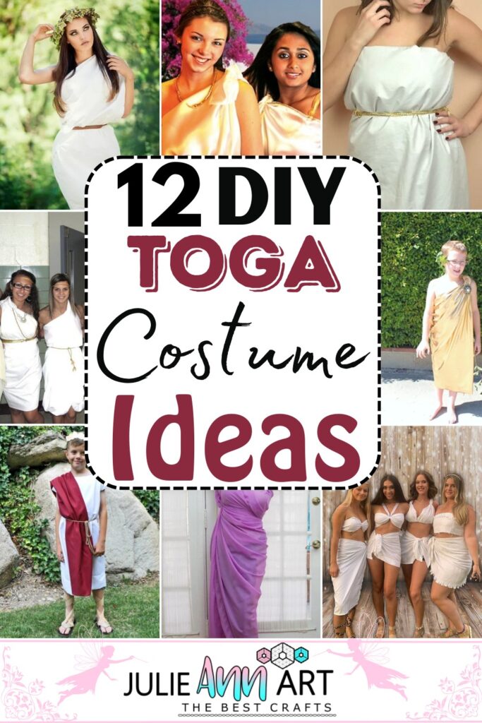 12 DIY Toga Costume Ideas For Women Julie Ann Art