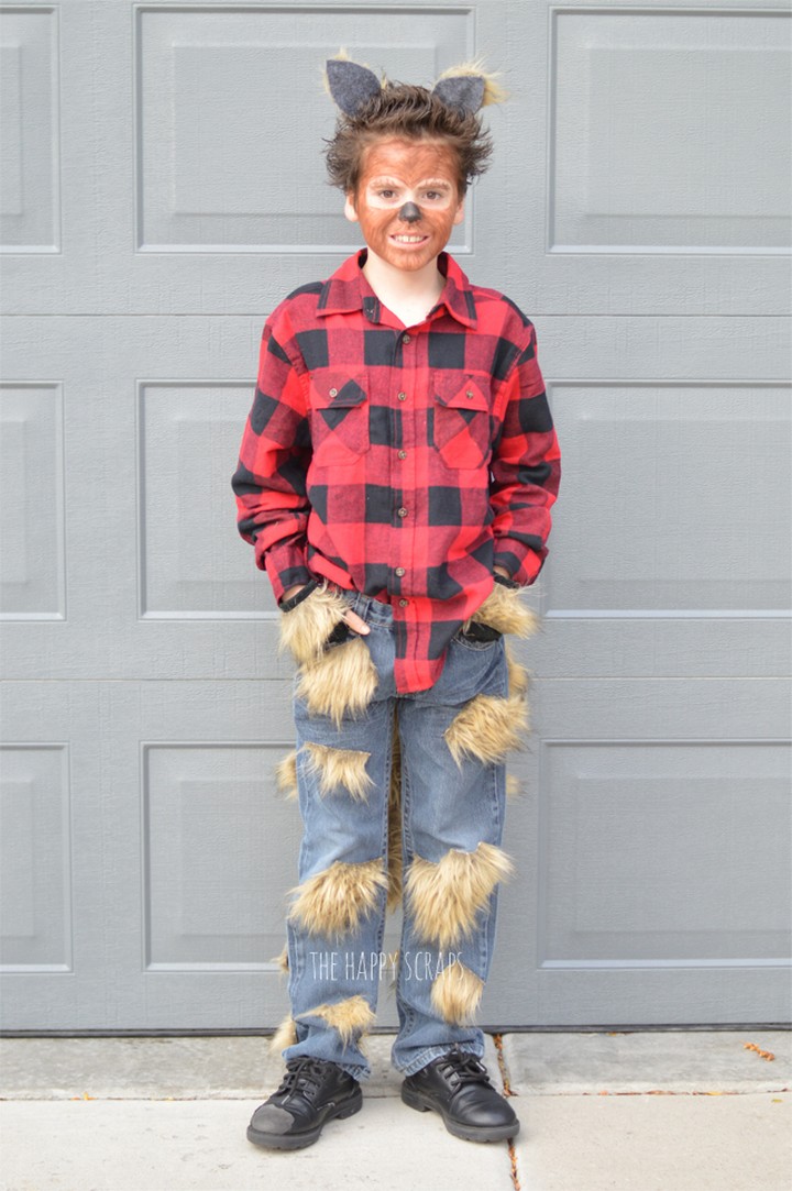 DIY Werewolf Halloween Costume