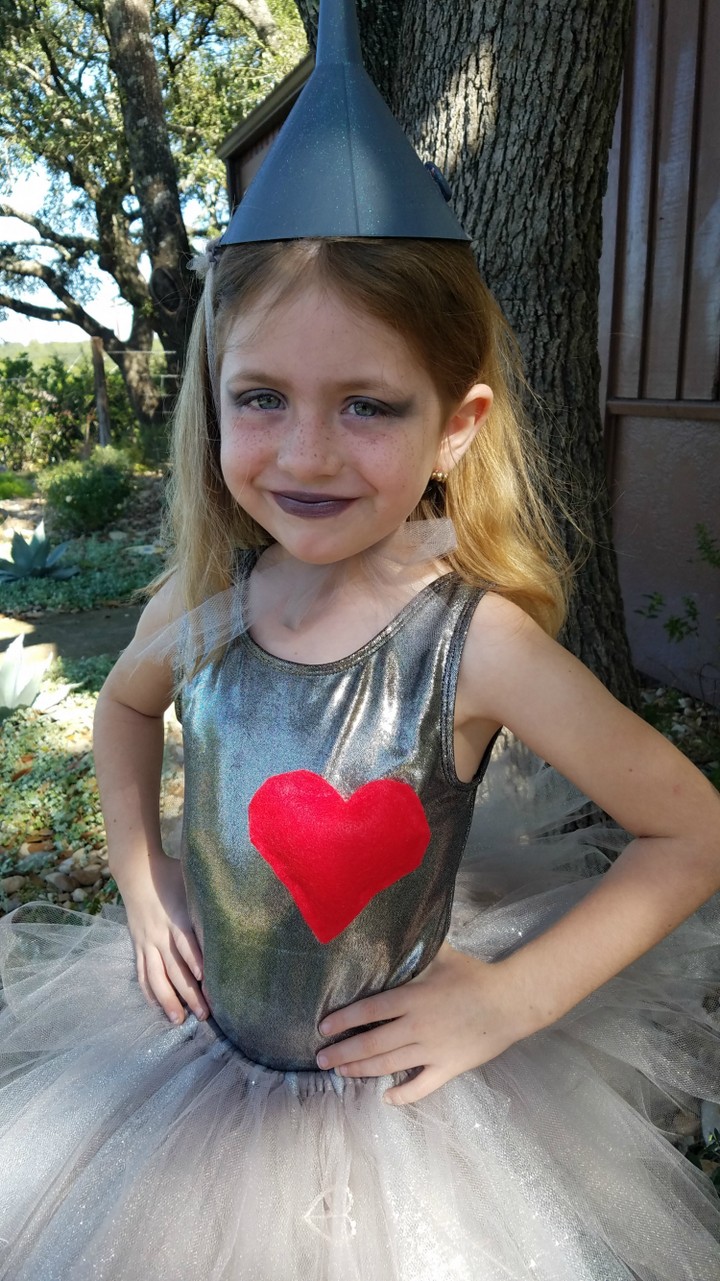 DIY Wizard Of Oz Tin Man Costume For Girls