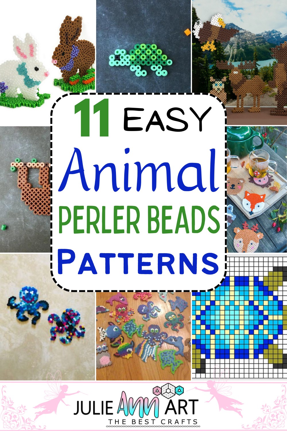 Easy Animal Perler Beads Patterns 1