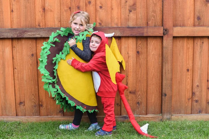 Easy DIY Dragons Love Tacos Costumes For Kids