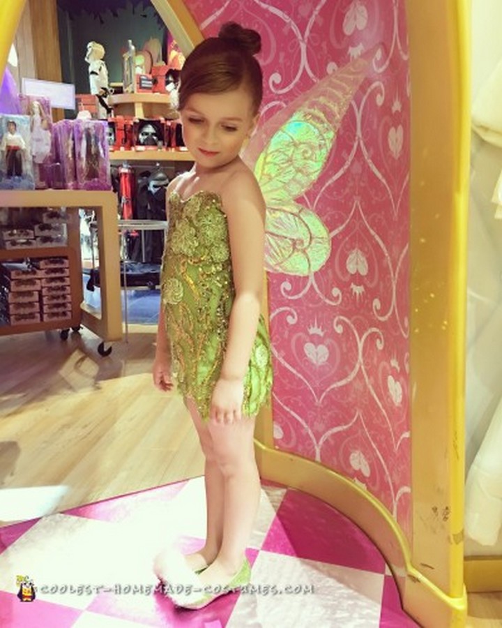 Easy DIY Tinkerbell Costume