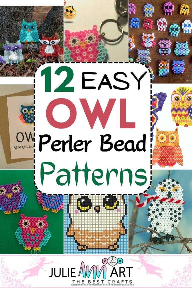 12 Easy Owl Perler Bead Patterns For Kids To Inspire Julie Ann Art