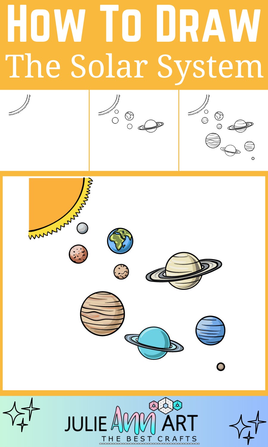 How To Draw The Solar System