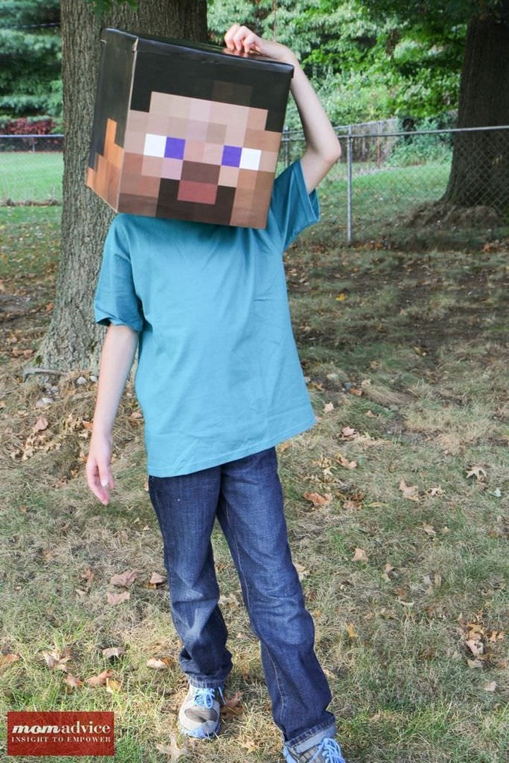 How To Make A Minecraft Steve Costume For Halloween