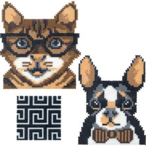 11 Easy Pet Perler Bead Patterns For Beginners - Julie Ann Art