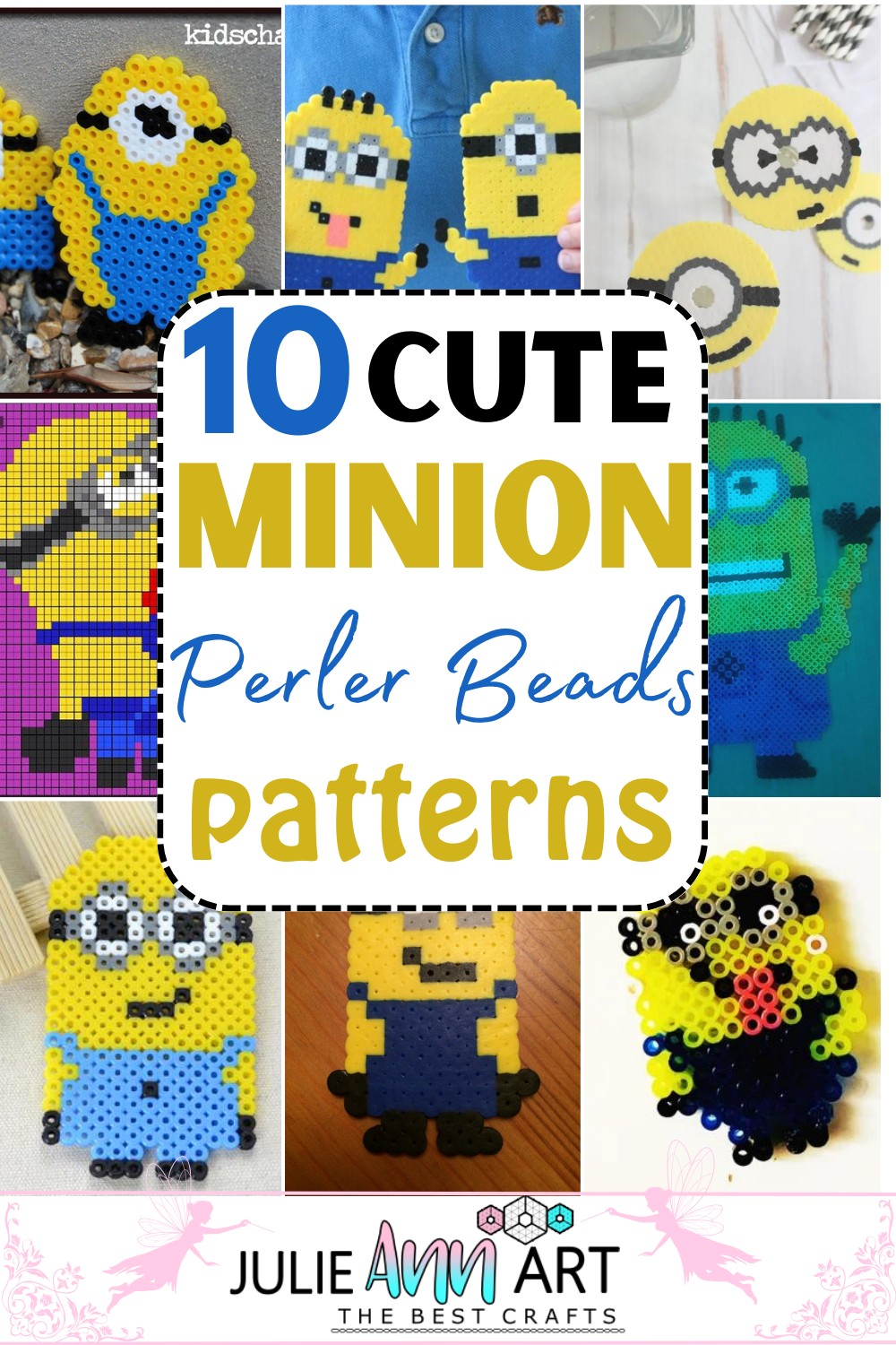 Minion Perler Beads 1
