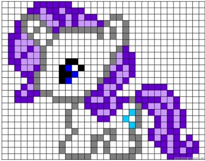 My Little Pony Perler Pattern