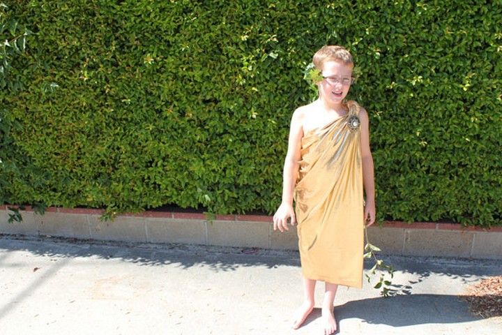 No Sew Toga Costume