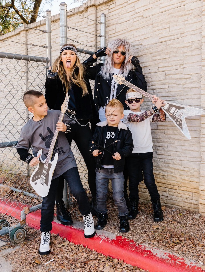 Our Family’s Halloween Rockstar Costumes