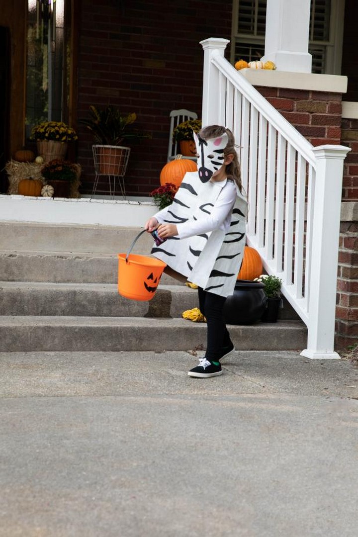  Paper Bag Zebra Costumes