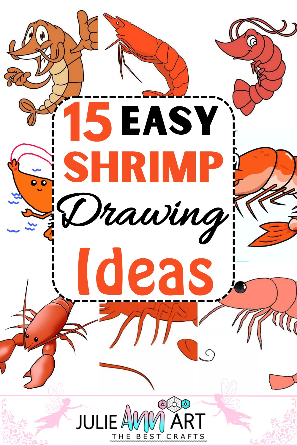 Shrimp Drawing Ideas 1