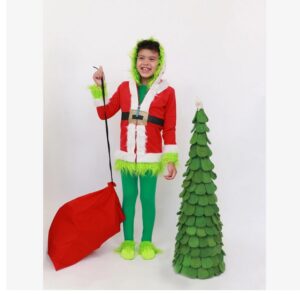 10 DIY Grinch Costume Ideas To Look Like A Monster - Julie Ann Art