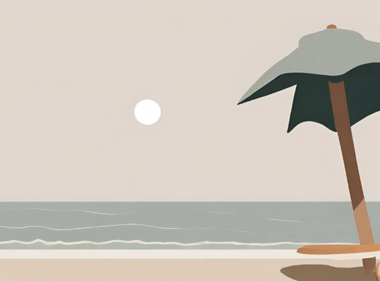10 Beach and Seascape Drawings