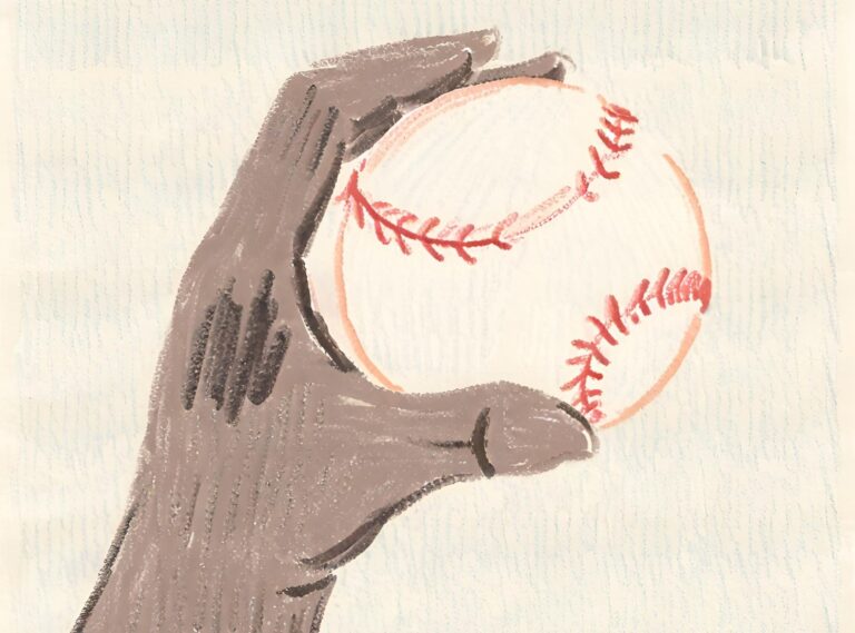 8 Baseball Drawing With All The Related Stuff
