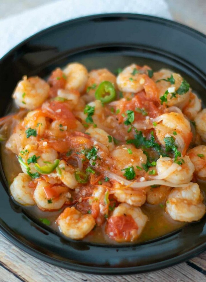 Camarones Rancheros (Mexican Style Shrimp)