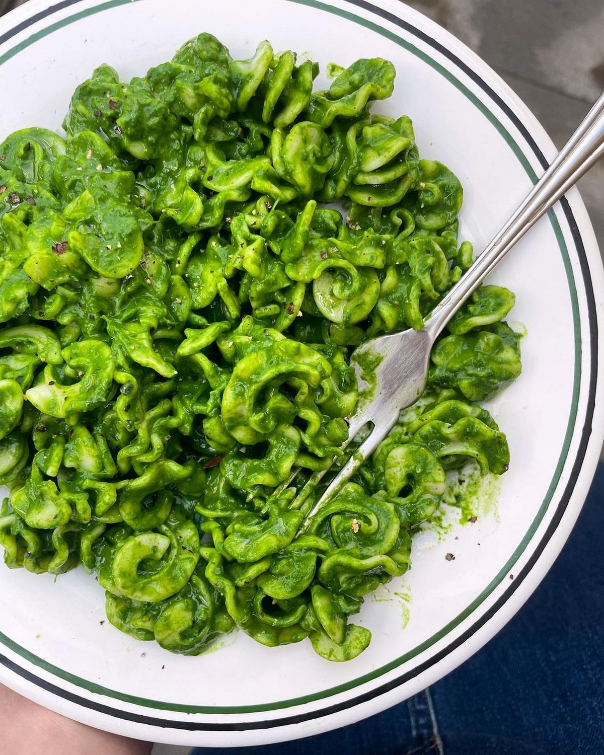 Cavolo Nero + Goats Cheese Pasta