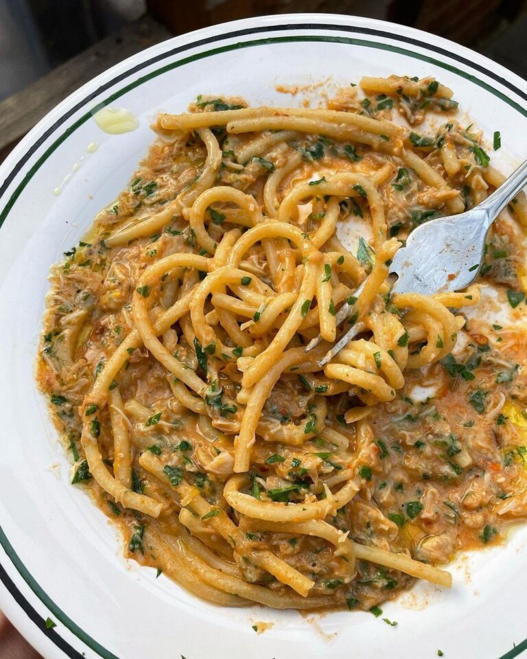 Crab Bucatini Recipe
