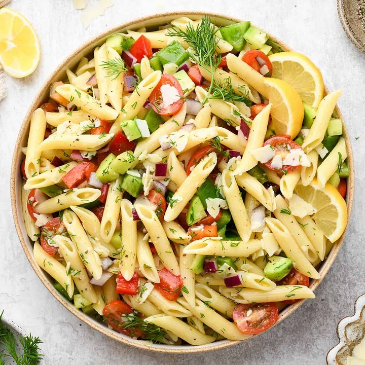 Lemon Summer Pasta Salad