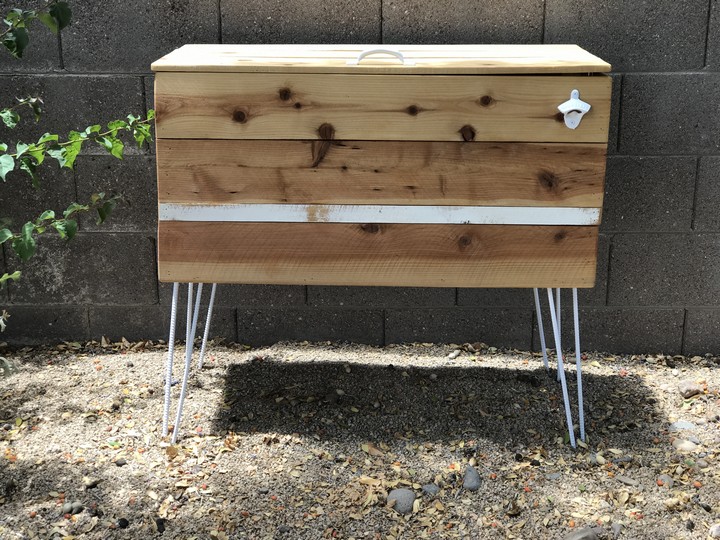 DIY Outdoor Cooler Deck Box